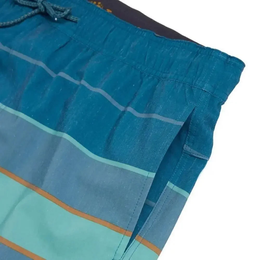 Hang Ten Men's Swim Trunks Shorts Swimwear Green Aqua Size XL NWT